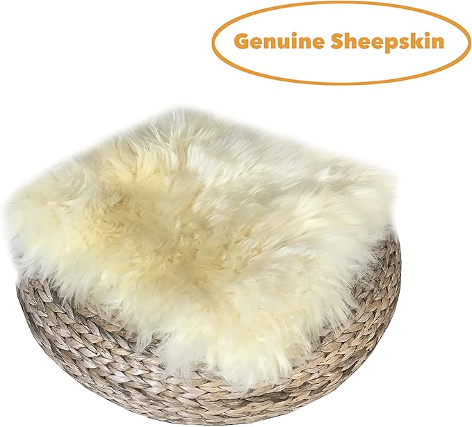 Genuine Sheepskin Long Wool Cushion