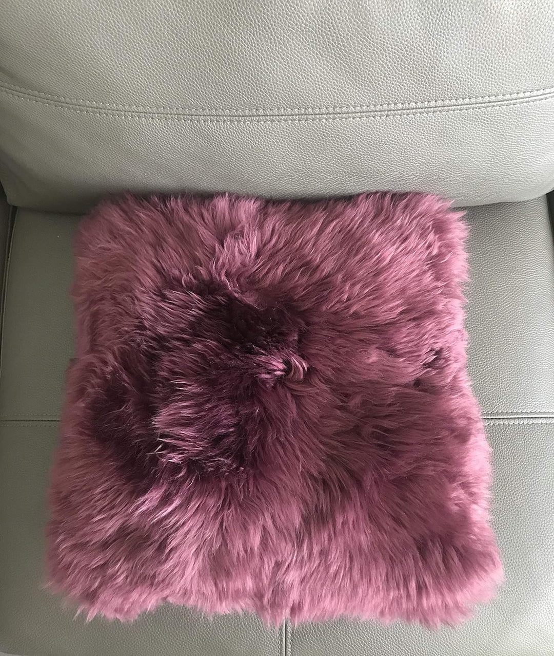 Natural Luxury and Decorative Thick Genuine Sheepskin Fur Throw Pillow