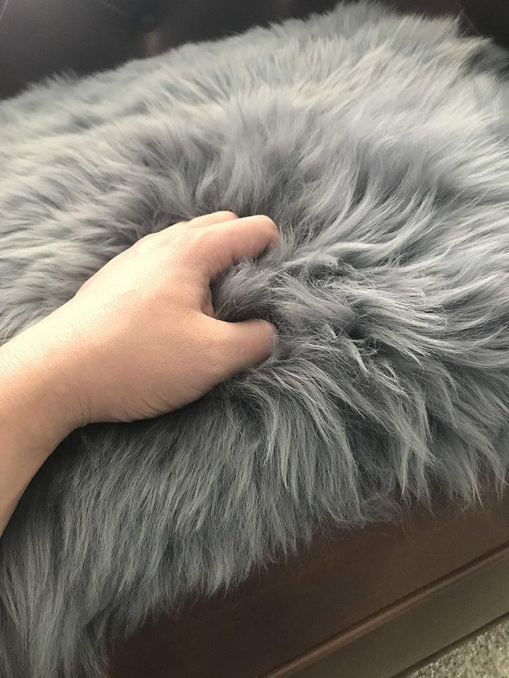 Genuine Sheepskin Long Wool Cushion