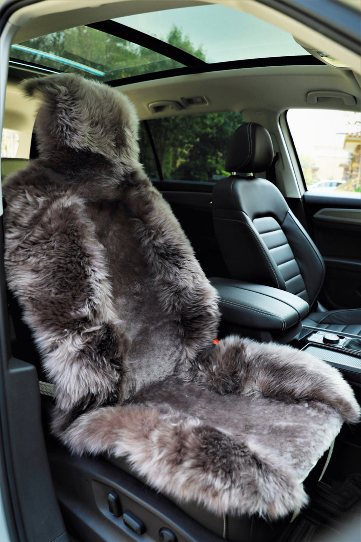 Genuine Australian Sheepskin Car Seat Covers ( x 1) - Brown