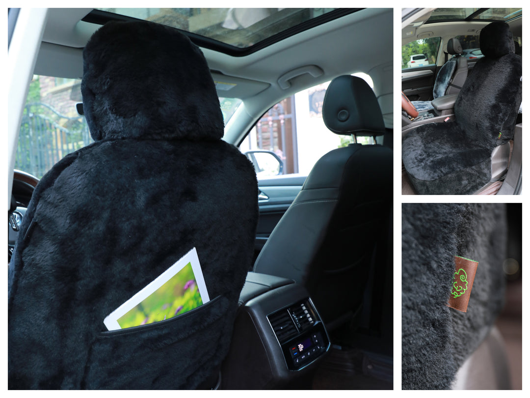 Genuine Australian Sheared Wool Sheepskin Car Seat Covers