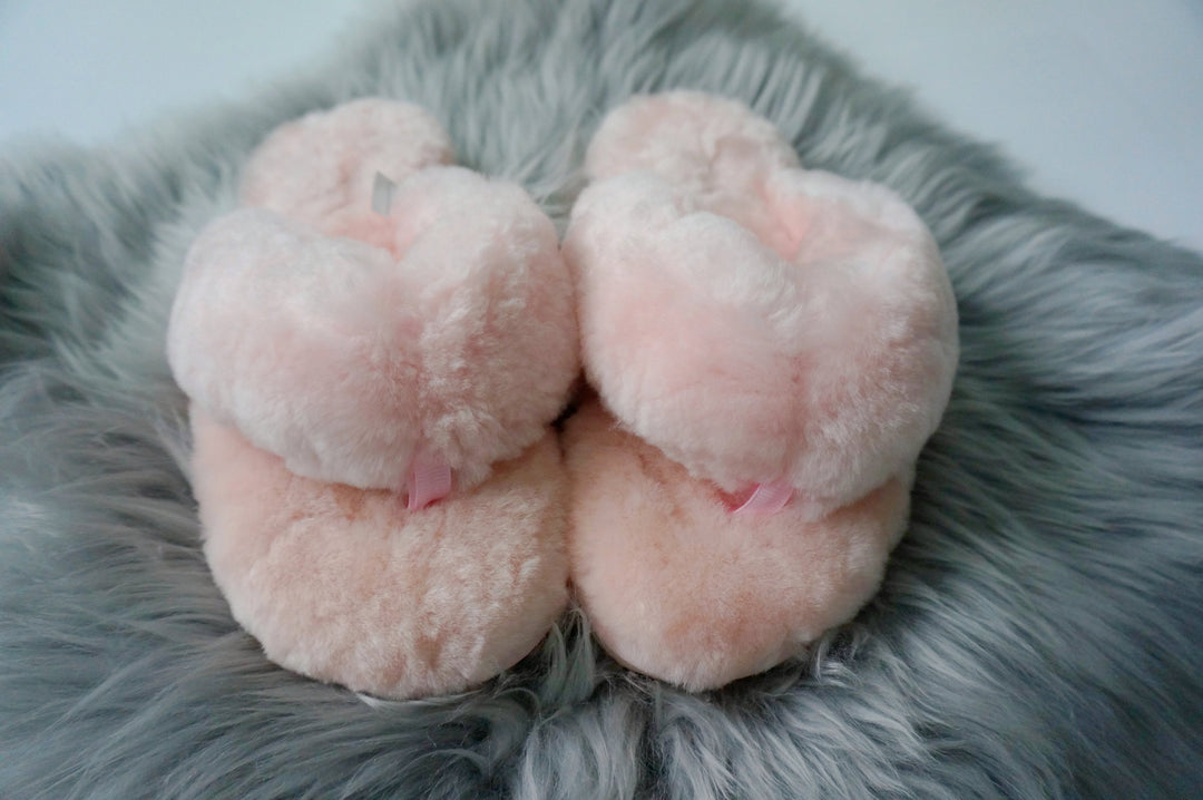 Australian Sheepskin Fluffy Flip-flop - Pink