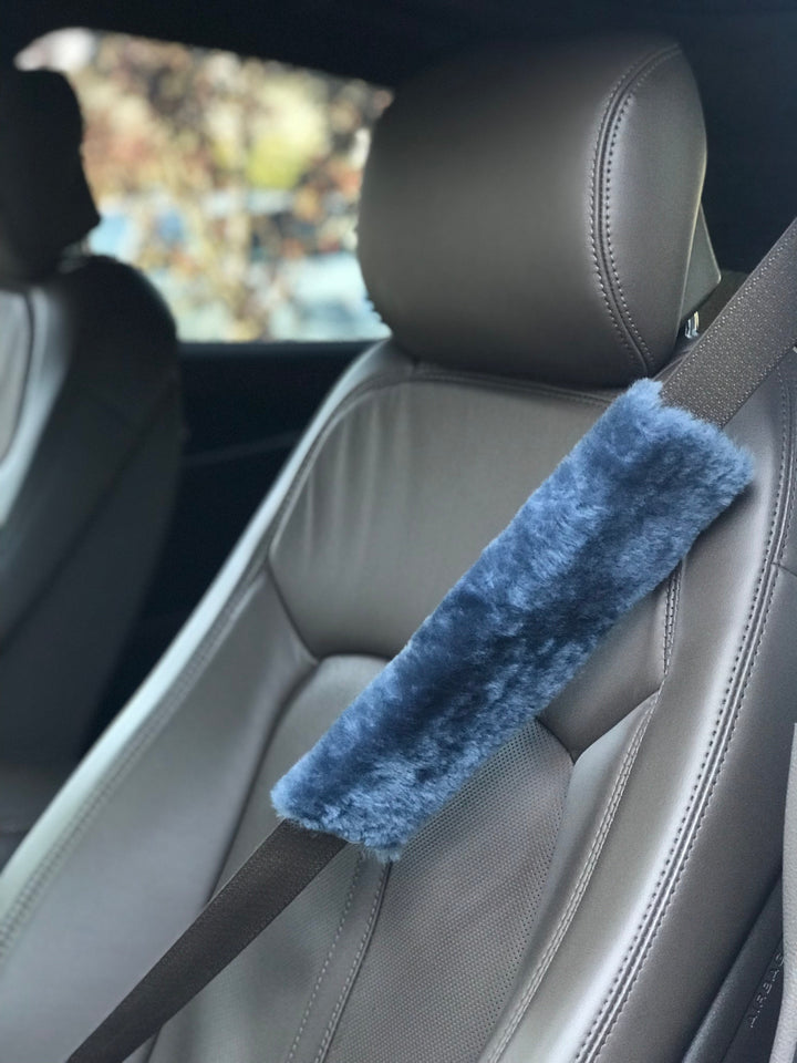 Sheepskin Seat Belt Cover