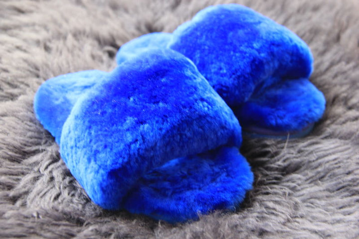 Australian Sheepskin Fluffy Slipper - various colors