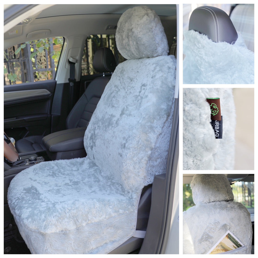 Genuine Australian Sheared Wool Sheepskin Car Seat Cover