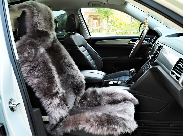 Genuine Australian Sheepskin Car Seat Covers ( x 1) - Brown