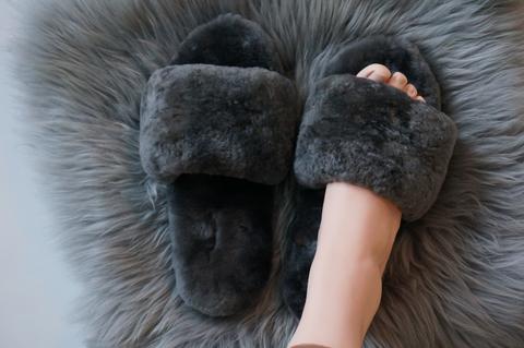 Australian Sheepskin Fluffy Slipper - various colors